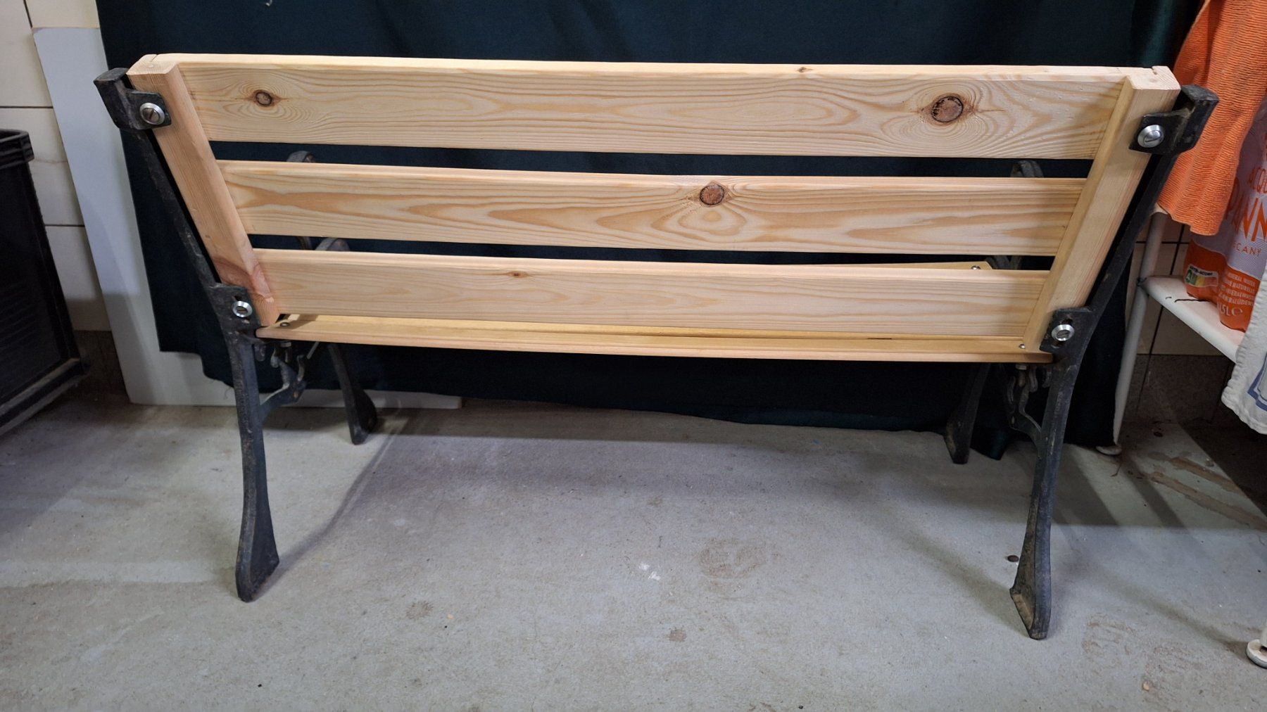Bänke: Kinderbänkchen  , Metall /Holz – Gebraucht aus Dornach von majo8689 5