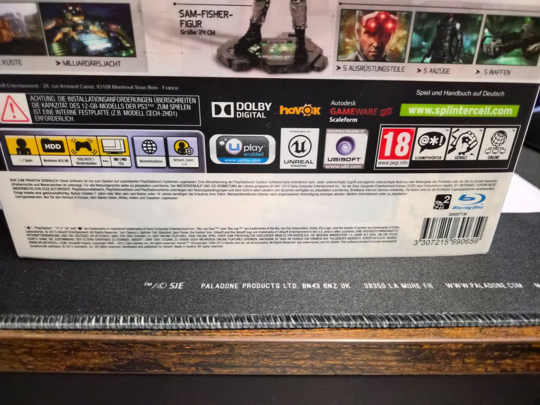 Sony Spiele: Splinter Cell Blacklist 5th Freedom Edition PS3 NEU – Neu und originalverpackt aus Zürich von Joselito0 5