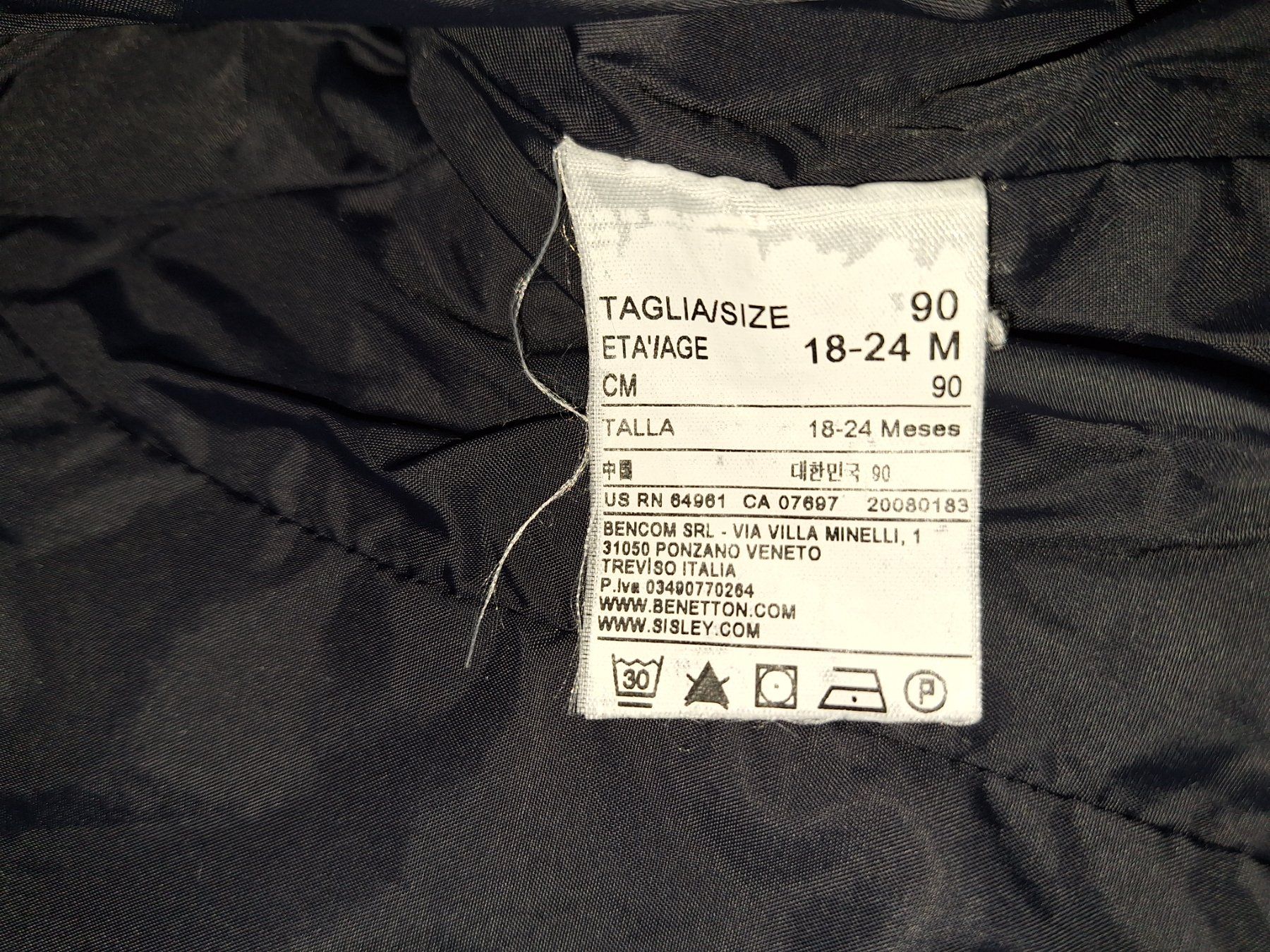 Benetton Giacche & Cappotti: Jacke von Benetton Gr. 92 – Usato da Oberrieden venduto da smarties949 4