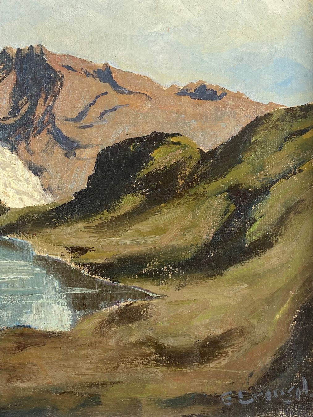 Dipinti: Berglandschaft – Usato da Basel venduto da bigmbh 3