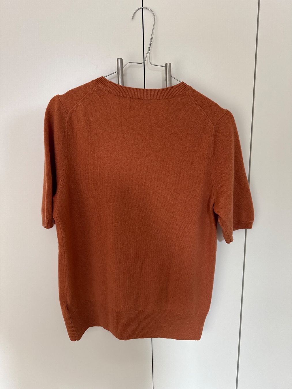 H&M Pullover & Sweatshirts: Damen H&M Kaschmirpullover Kurzarm in Orange – Gebraucht aus Meilen von Emma_321 4