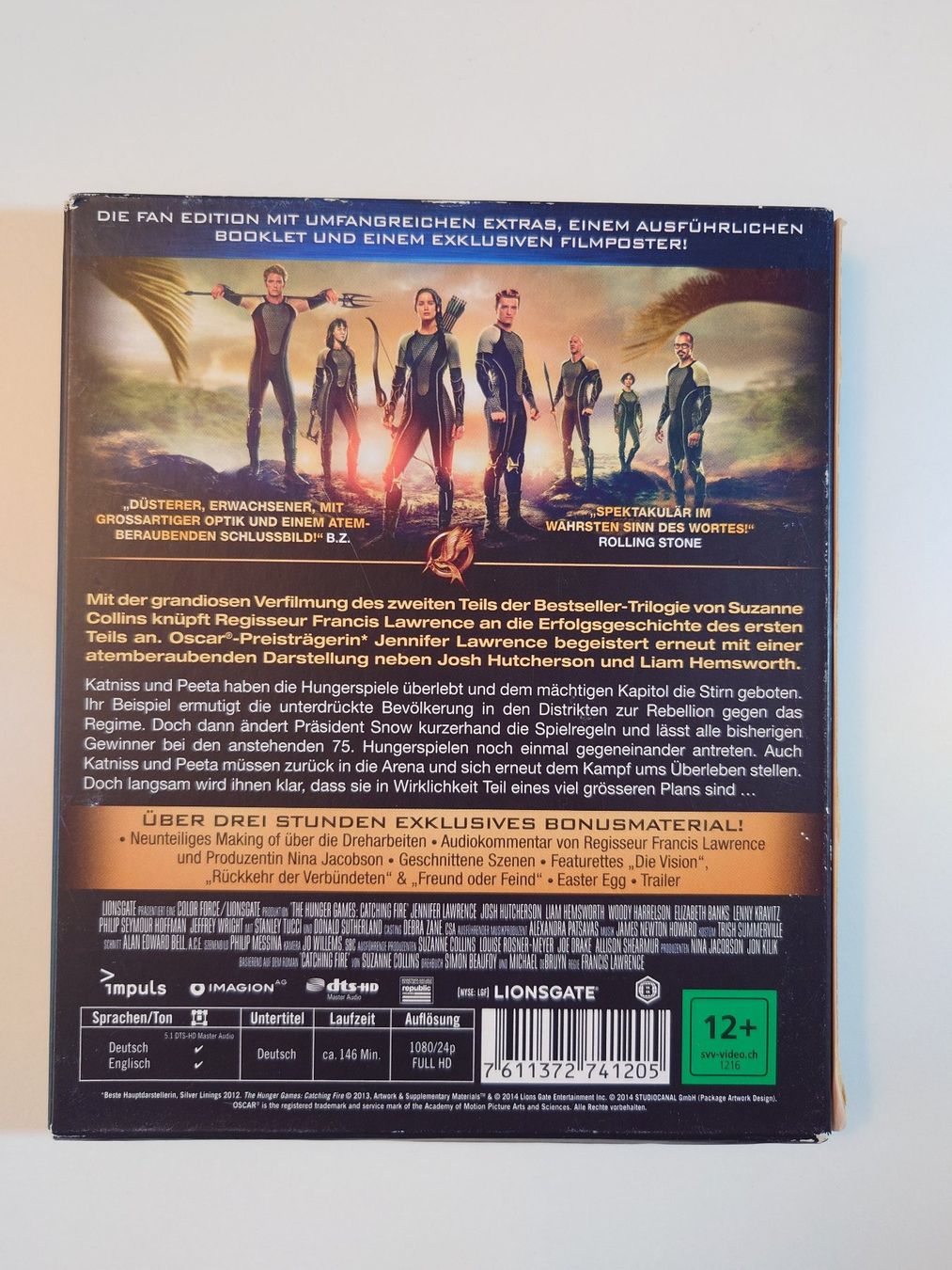 Alle DVDs: Die Tribute von Panem - Catching Fire Fan Edition Blu-Ray – Gebraucht aus Kaiseraugst von  1