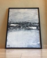 Wandbild, Kunst, abstrakt, Acryl, signiert
