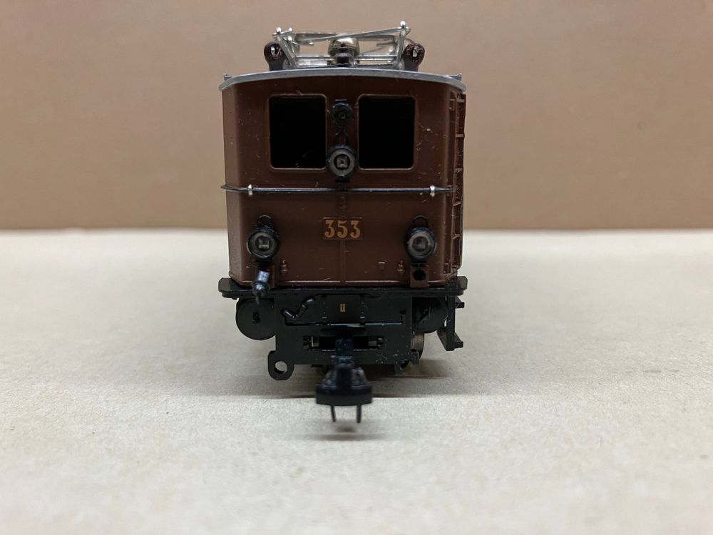 Bemo 1291 113 RhB Ge 4/6 353 braun, H0m Analog, für Bastler Kaufen