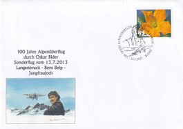 Sonderflug 100 J. Alpenüberquerung Langenbruck - Belp 2013