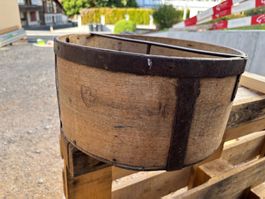 Antikes Korn oder Mehl Holz Hohl Mass