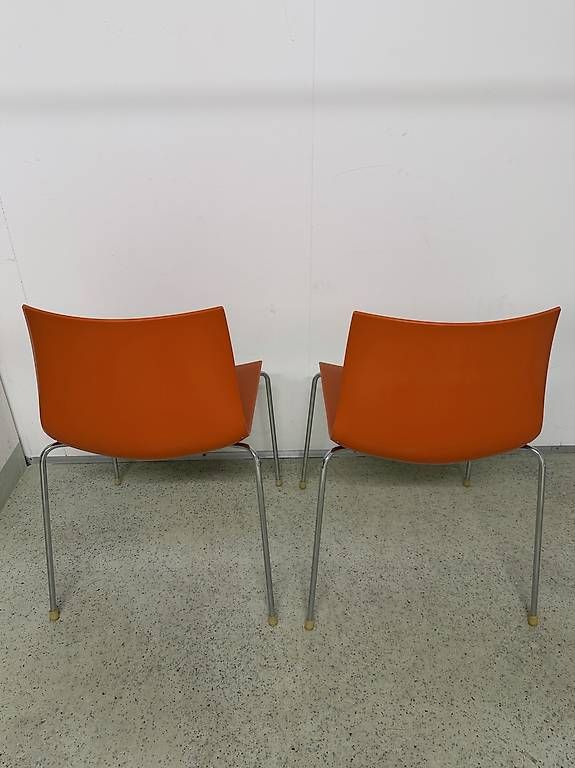 Sedie: 2x Arper Catifa 46 Designstühle  Orange – Usato da Cham venduto da Allicia85 1