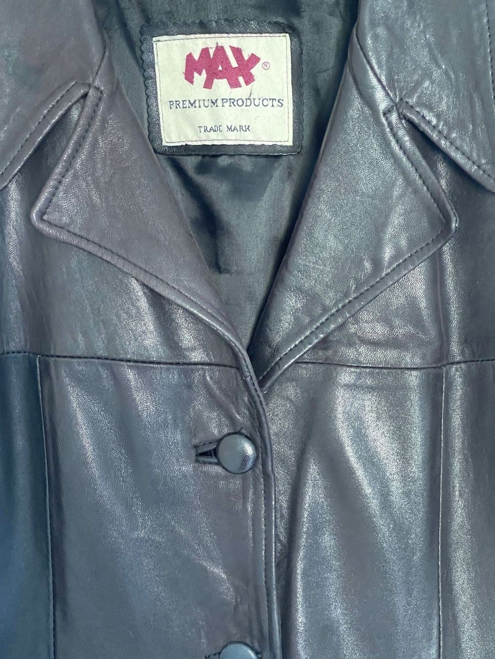 Giacche: Lederjacke von Max, Gr. M – Usato da Egg b. Zürich venduto da d.t.t 1