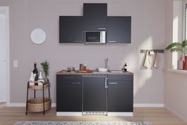 441 Singleküche Küchenzeile 150cm W/S - Küche Einbauküche