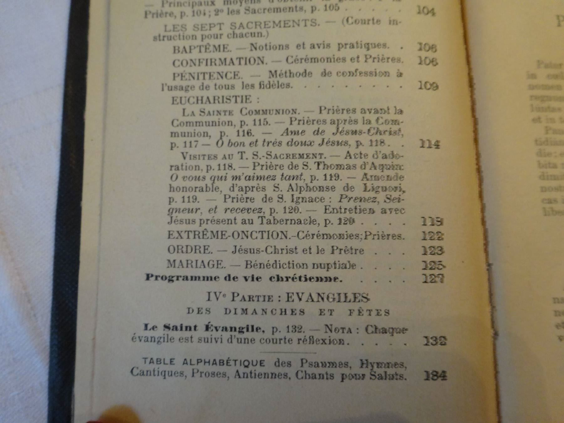 Livres: Livre de prières  - 1906 – D'occasion à Biel/Bienne par milamila02 5