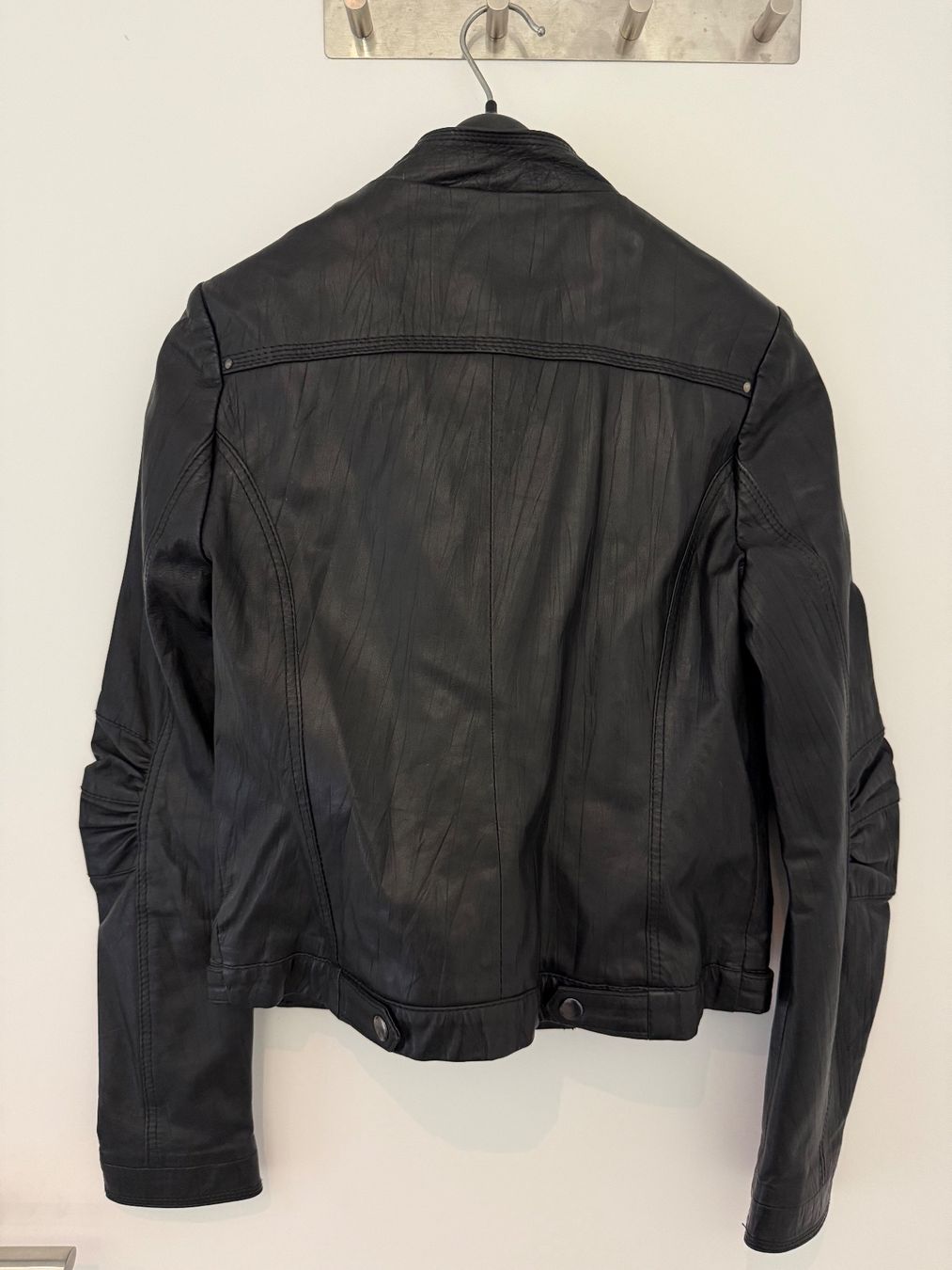 Zebra Giacche: Echtlederjacke Bikerstyle schwarz Gr. 36/38 – Nuovo (secondo la descrizione) da Oetwil an der Limmat venduto da Prinzaessli123 2