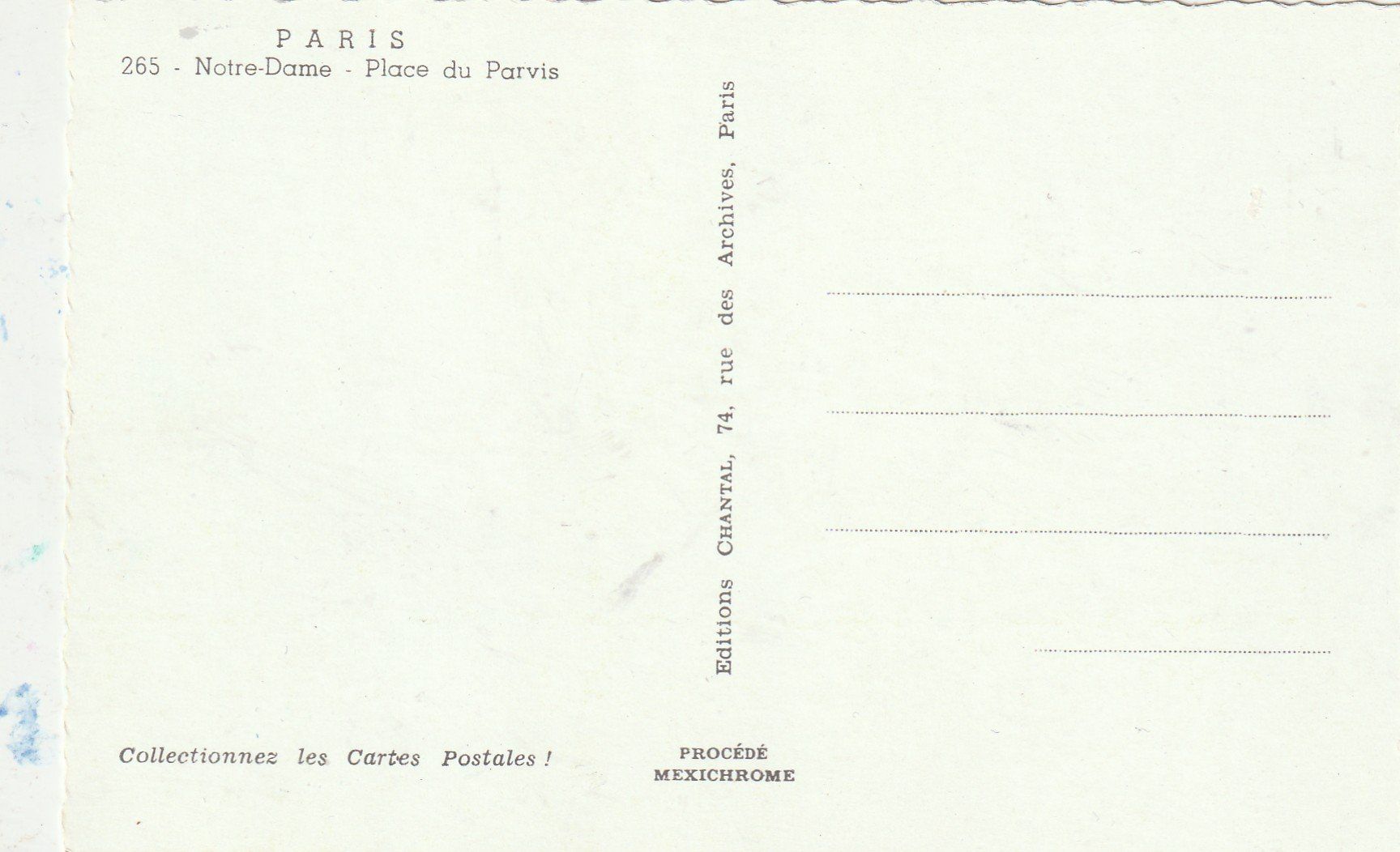 Cartoline postali: Paris – Usato da Lumbrein venduto da made02 1