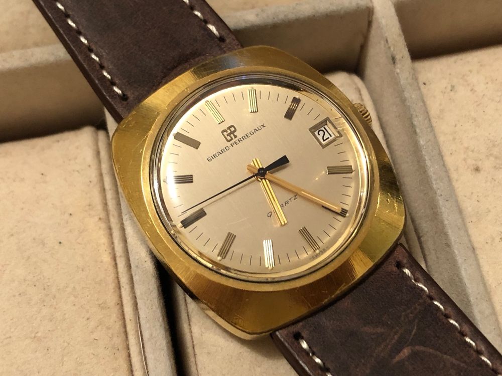 Montre vintage Girard Perregaux homme 38mm fonctionne 1980