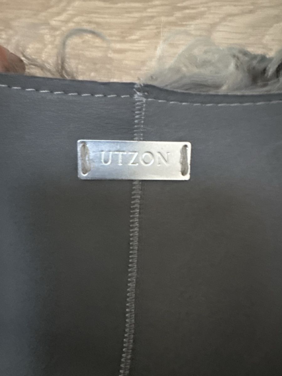 Cappotti: Grauer Utzon Lammfellmantel, Gr. 36 - reversible – Usato da Küttigen venduto da evelineh04 5