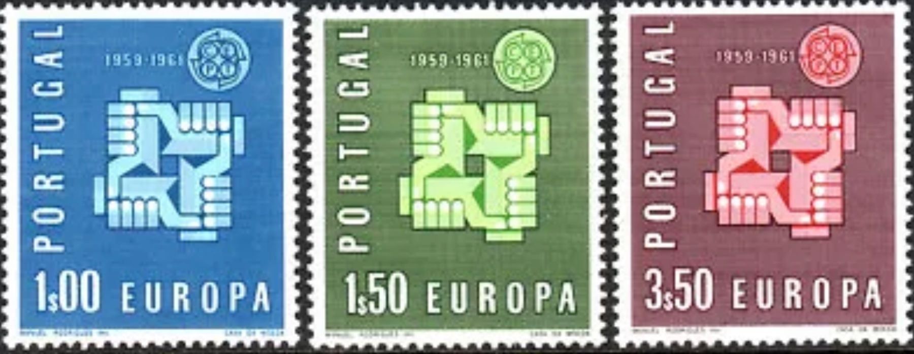 Tutti i francobolli: Portugal - 1961 CEPT - Complete Set MNH – Nuovo (secondo la descrizione) da Laupersdorf venduto da Rc.Jb
