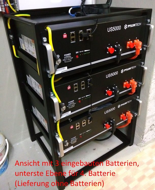 Batterierack für Pylontech US 5000 Solarbatterien (Gebraucht) in ...