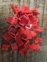 lego 4079 lot de 40 pièces Red Minifigure, Utensil Seat /