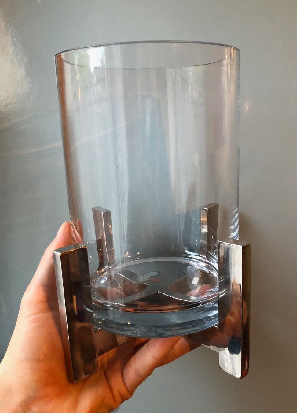 Vasen & Gefässe: Glas-Behälter/Vase – Gebraucht aus Buchs SG von Handyman77