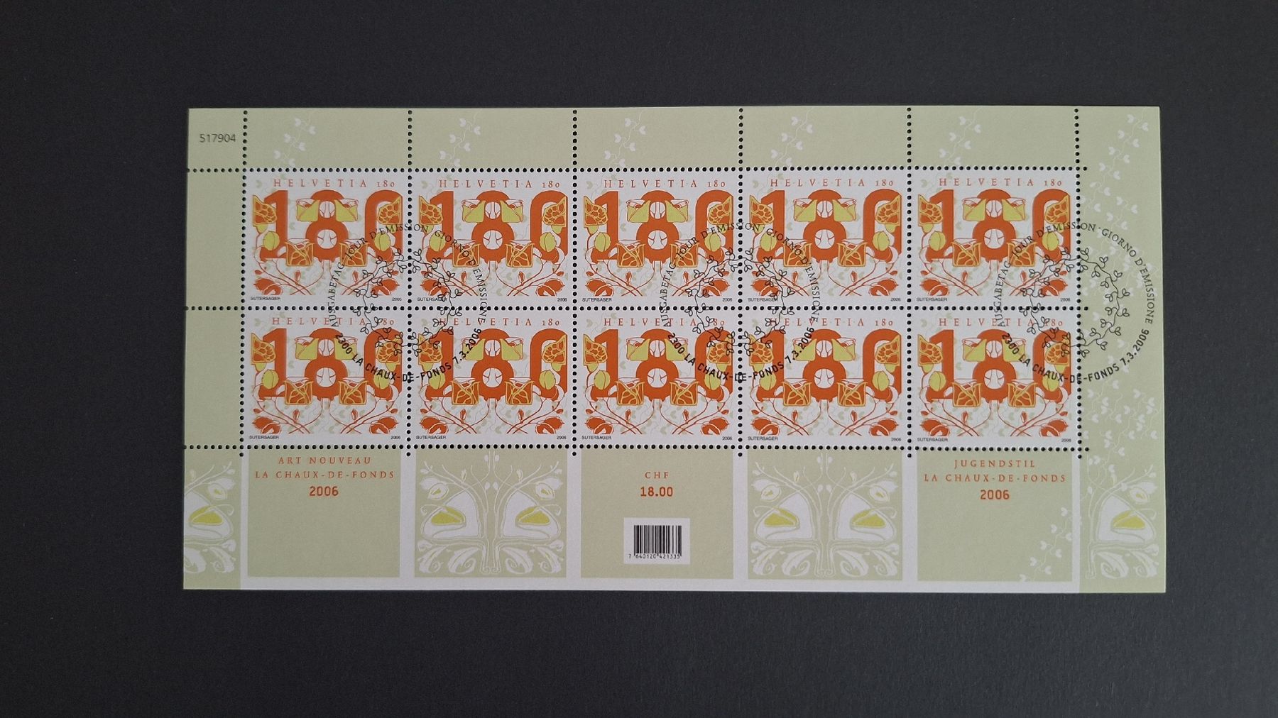 Alle Briefmarken: 2006,Nr.1190-1191 2×Kleinbogen ET – Neu (gemäss Beschreibung) aus Pratteln von walti-6060 2