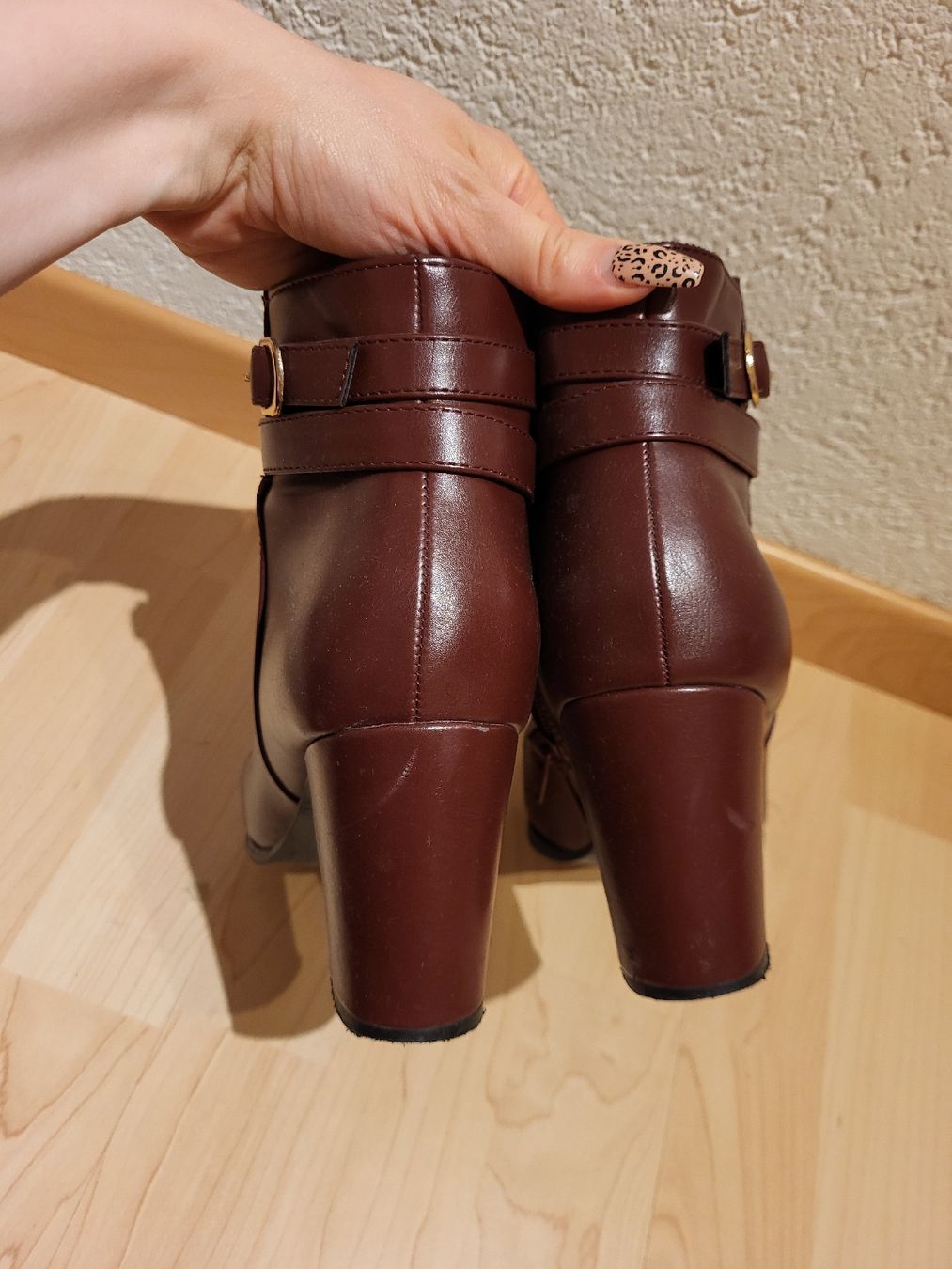 Damenschuhe: Absatzstiefeletten Gr. 39 braunrot – Gebraucht aus Steffisburg von esneusdaheime 3