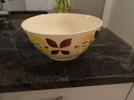 ÄLTERE schöne grosse Schüssel mit Äpfel-Muster,Vintage Versa