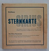 Sirius Sternkarte, drehbare Sternenkarte d. kl. Planetarium