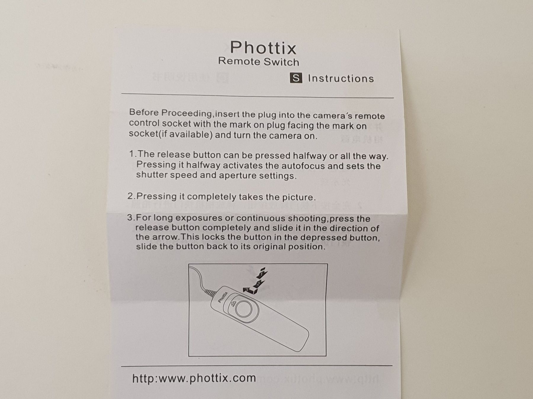Altri Accessori: Kabel-Fernauslöser, Remote Switch PHOTTIX - Schnäppchen! – Nuovo (secondo la descrizione) da Aegerten venduto da taxidermo 9