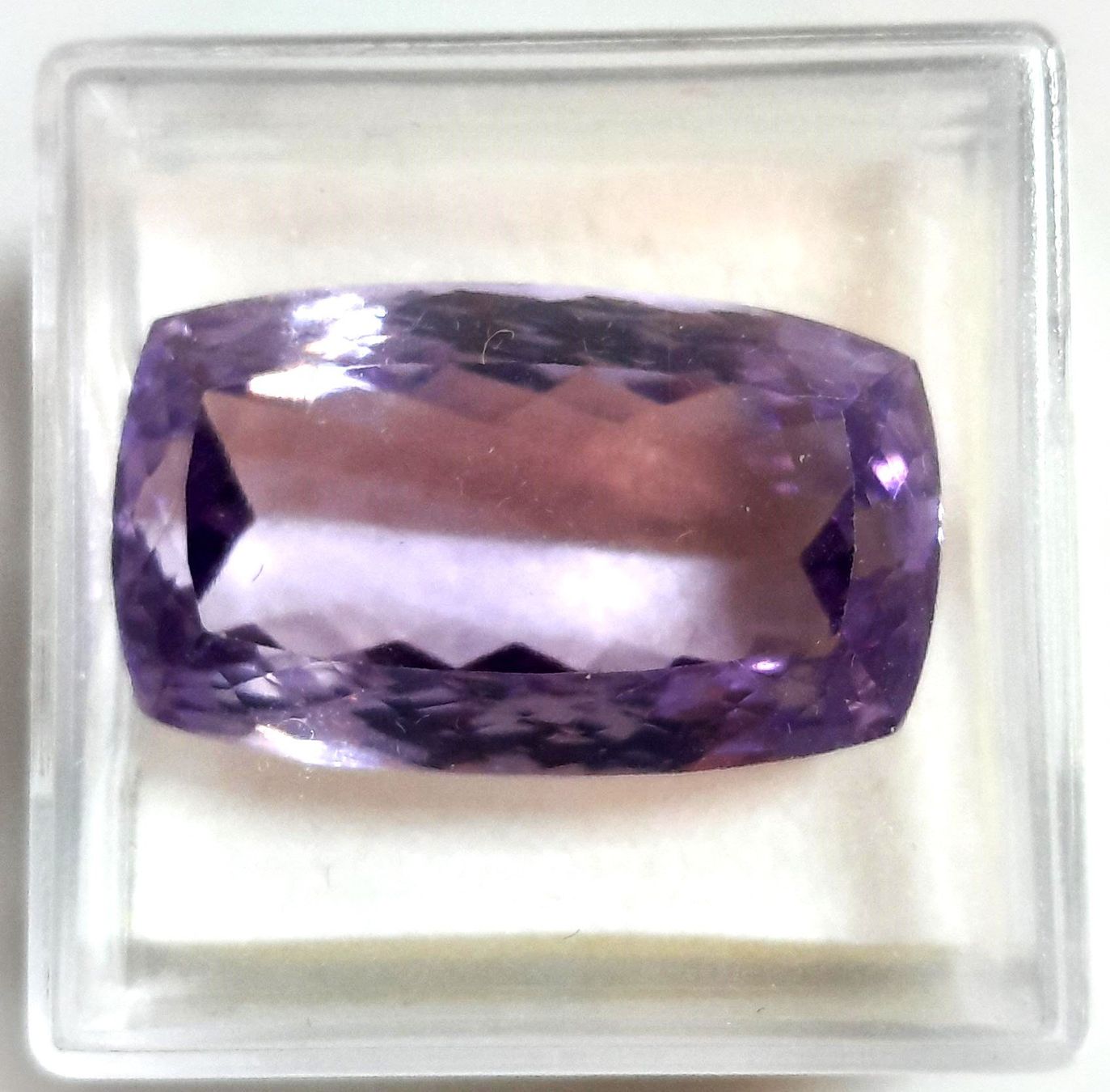 Edelsteine: Améthyste coussin 27.00 ct - Valeur 310.- Fr – Neu (gemäss Beschreibung) aus Grimisuat von Valgem