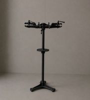 Supporto da officina biciclette robusto in ferro nero