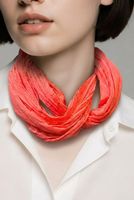 Écharpe Infinie Corail — Neuve — Accessoire Tendance