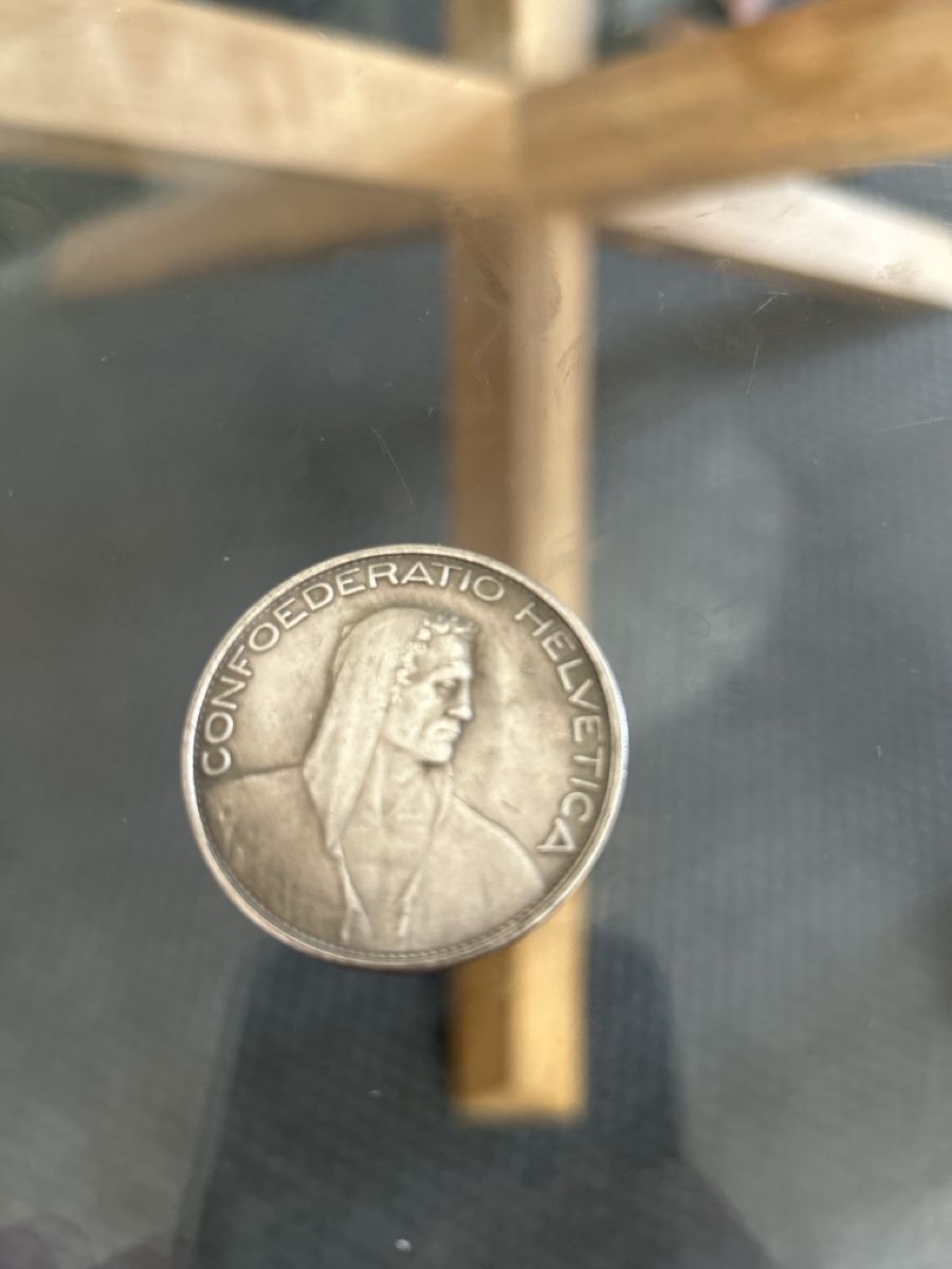 Alle Münzen: Pièce 5 Fr. 1928 Replica – Gebraucht aus Dugny (Leytron) von Charles345 1