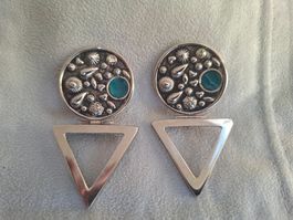 Wilma Spagli Ohrclips, vintage, Made in Italy