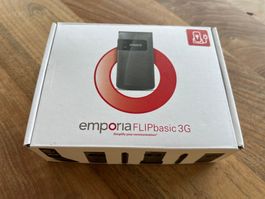 Emporia FLIPbasic 3G F220 Seniorenhandy + Zubehör OVP