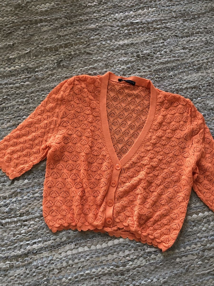 Zara Giacche: Zara Cardigan Strickjacke, orange, Grösse S. – Nuovo (secondo la descrizione) da Dübendorf venduto da mar_s66c 3