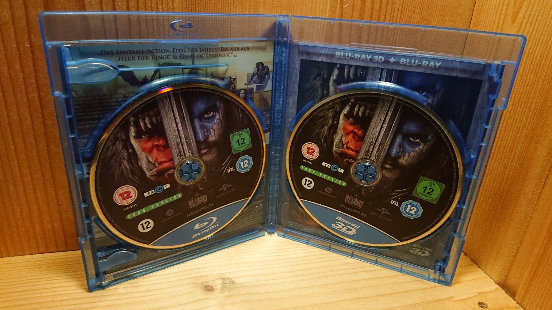 Tutti i DVDs: WARCRAFT The Beginning in 3D Blu-Ray – Usato da Wilderswil venduto da Exebub 2