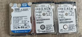 Hard Disk Usati 2.5"  320 GB  WD + Hitachi