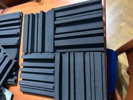 24x Akustikschaumplatten für die Schallabsorption