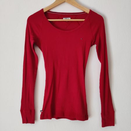 THOMMY HILFIGER Basic Shirt Pulli Longsleeve Baumwolle Gr.S