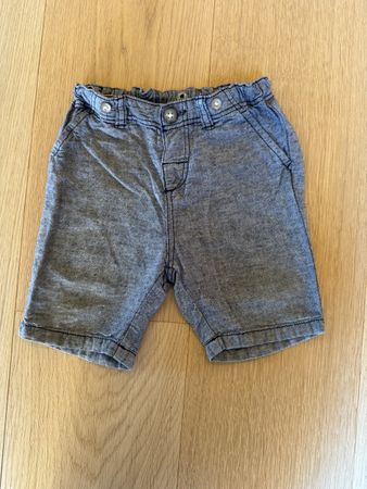 Baumwoll-Leinen-Shorts, Grösse 6-9 Mt