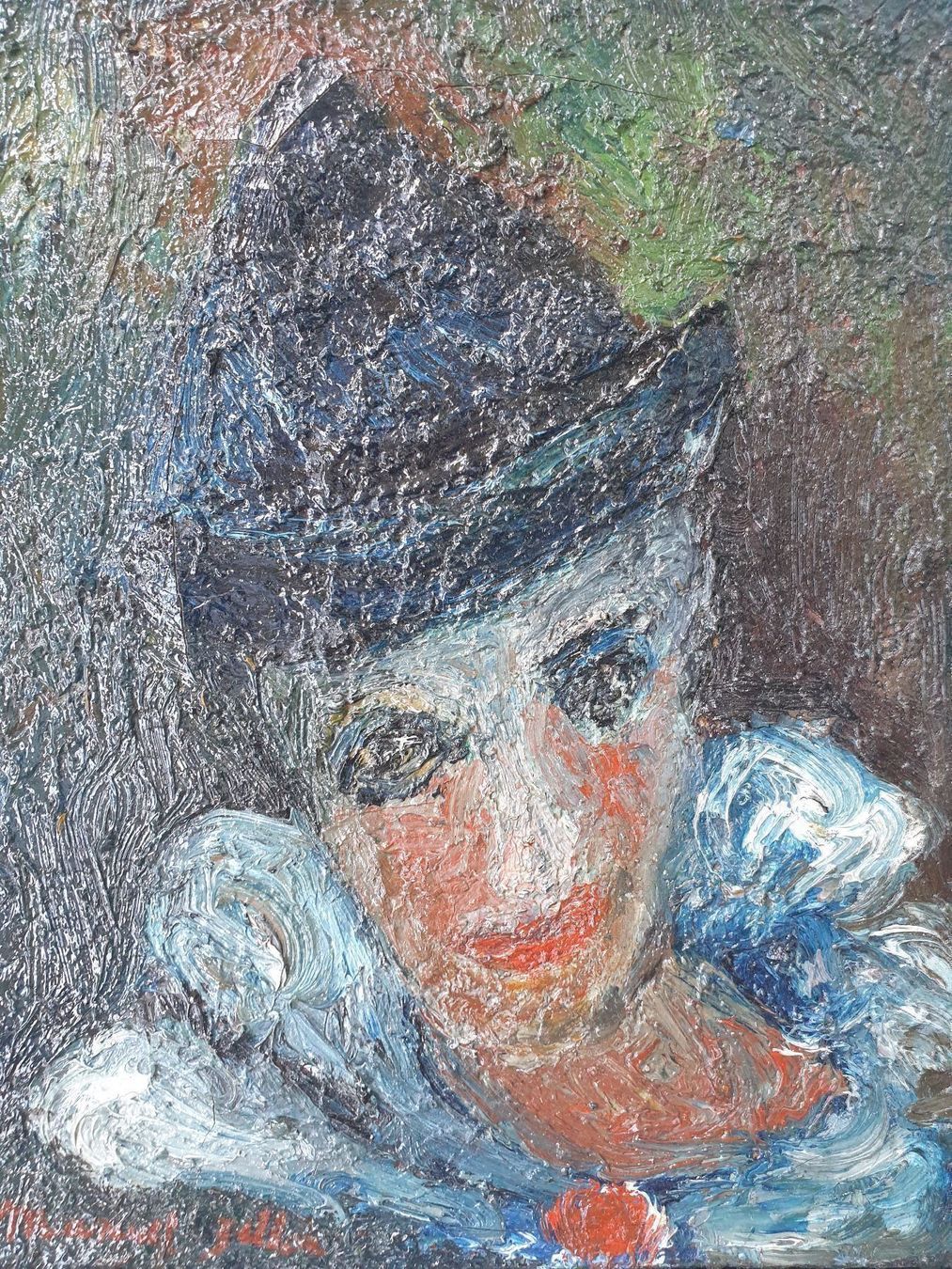 Dipinti: Gemälde Harlekin portrait – Usato da Zürich venduto da B-Rock 3