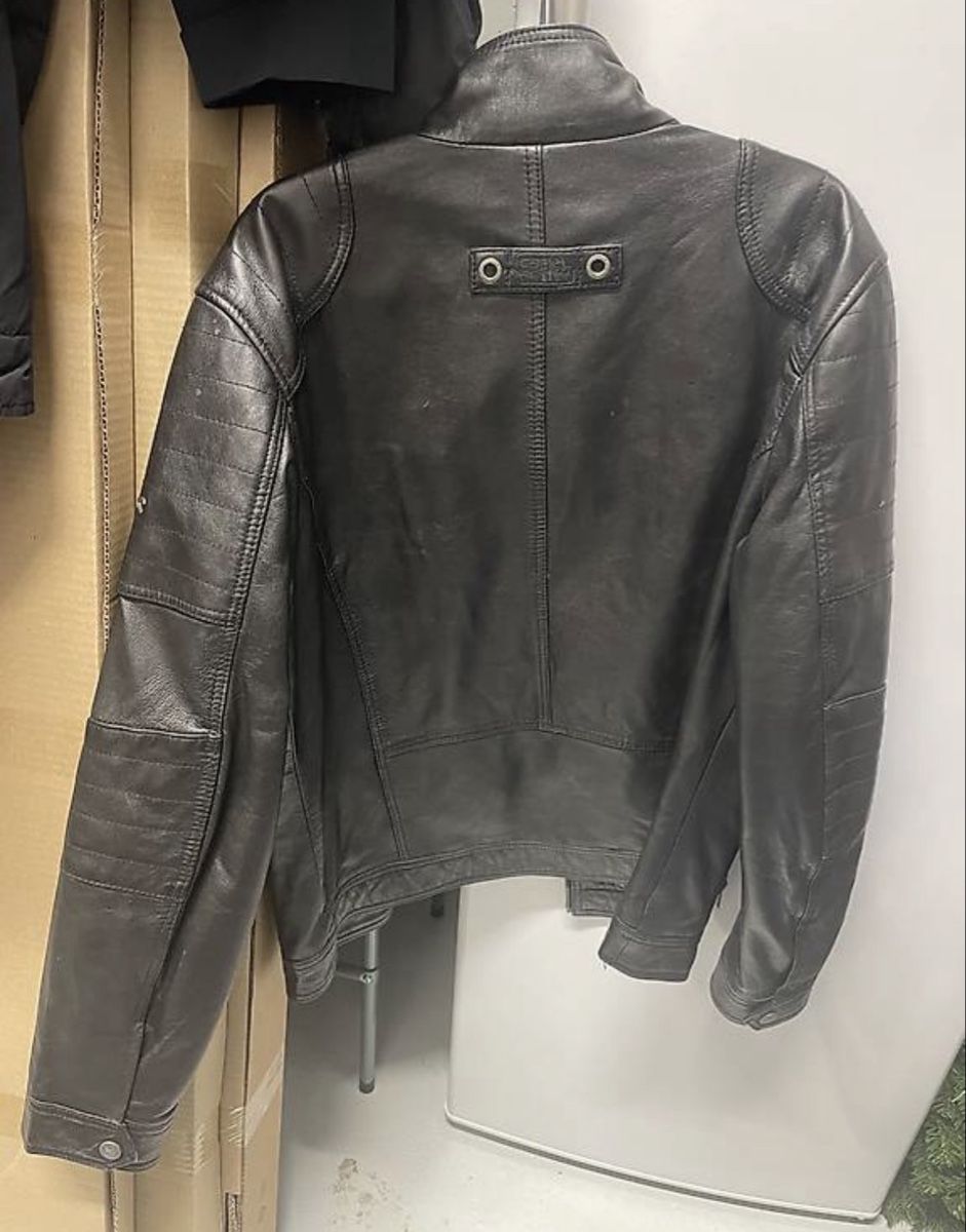 Camel Jacken: Camel Lederjacke Herren Gr 50 Schwarz NEUWERTIG – Neu (gemäss Beschreibung) aus Hitzkirch von DM_7 1