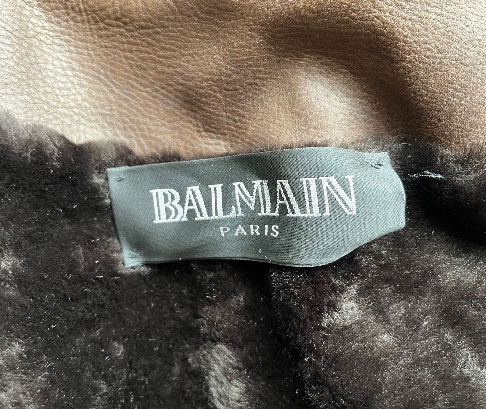 Balmain Giacche: Balmain, veste perfecto en cuir – Usato da Genève venduto da dachaw 9