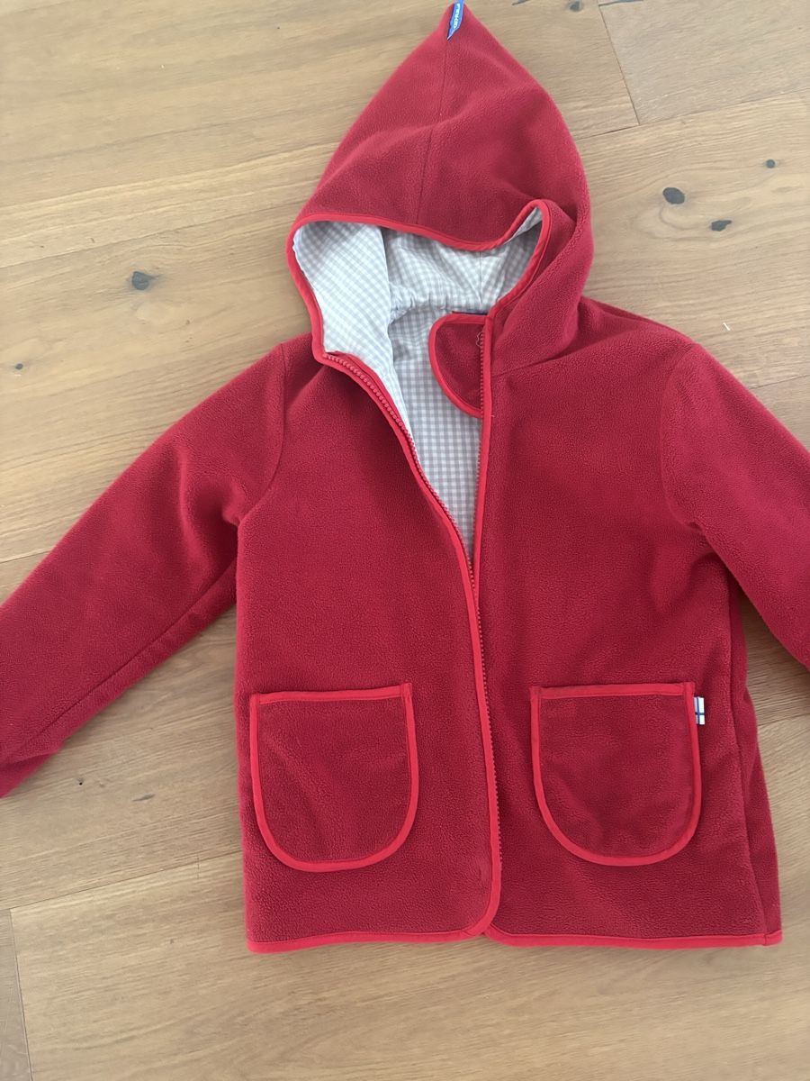 Finkid Giacche & Cappotti: finkid Kinderfleecejacke rot Gr. 110/120  – Usato da Balsthal venduto da SSS