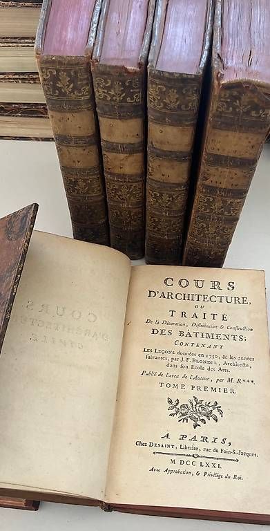 Livres: Cours architecture Blondel-1771 – D'occasion à Genève par mad_8yyp