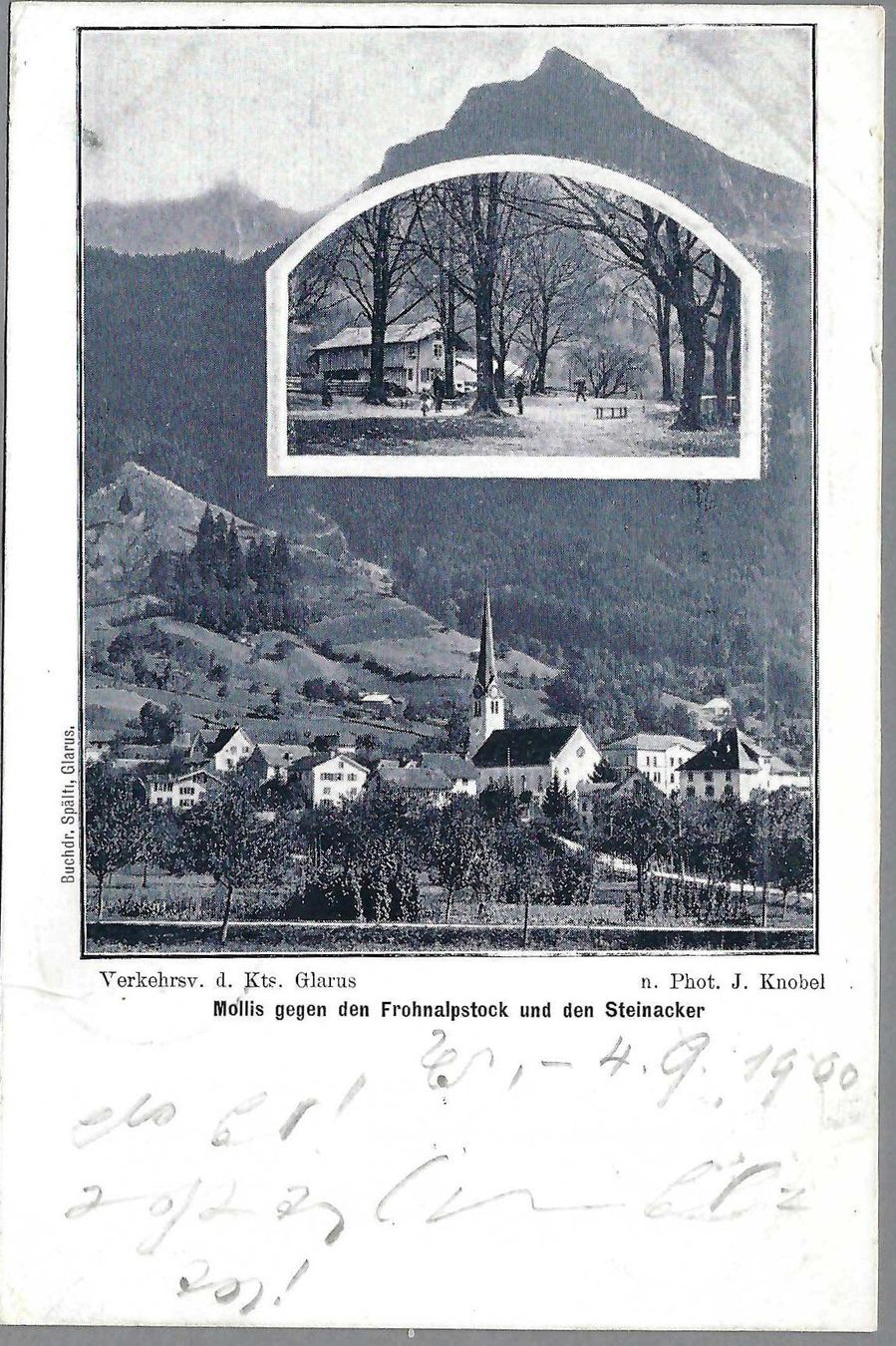 Ansichtskarten: 1900, MOLLIS, SCHÖNE ANSICHT – Gebraucht aus Pura von ulisse1957