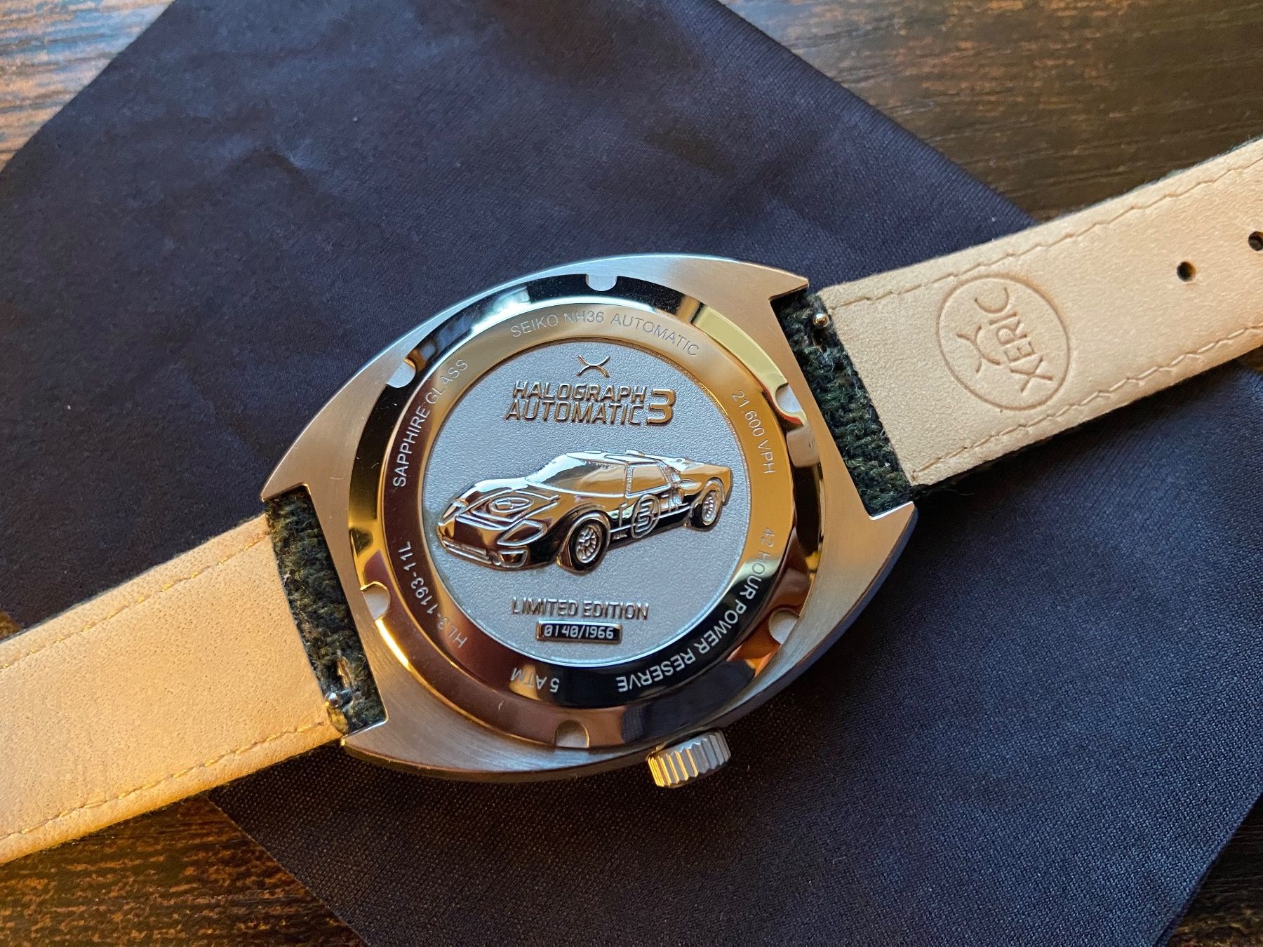Orologi: Xeric - Halograph III Automatic Yellow. 24h Le Mans special – Usato da Basel venduto da apanteli 1