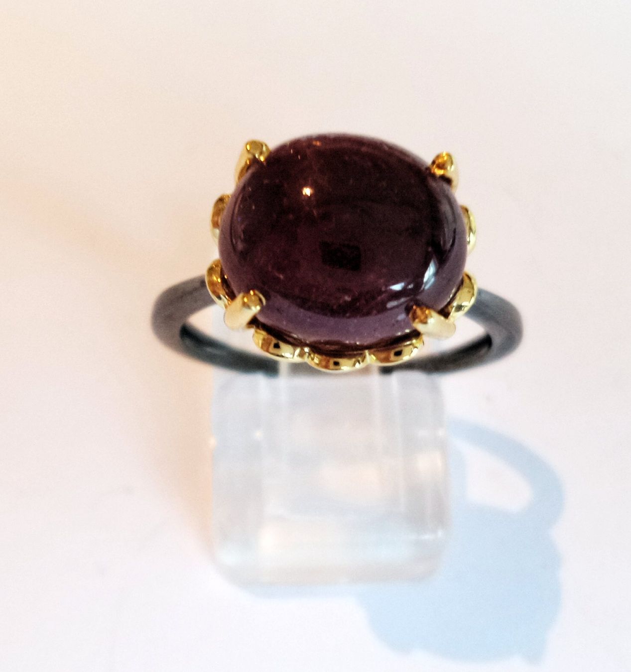 Bagues: Rubin cabochon Silber Ring – Neuf (Voir description) à Zürich par Benedikt21 3