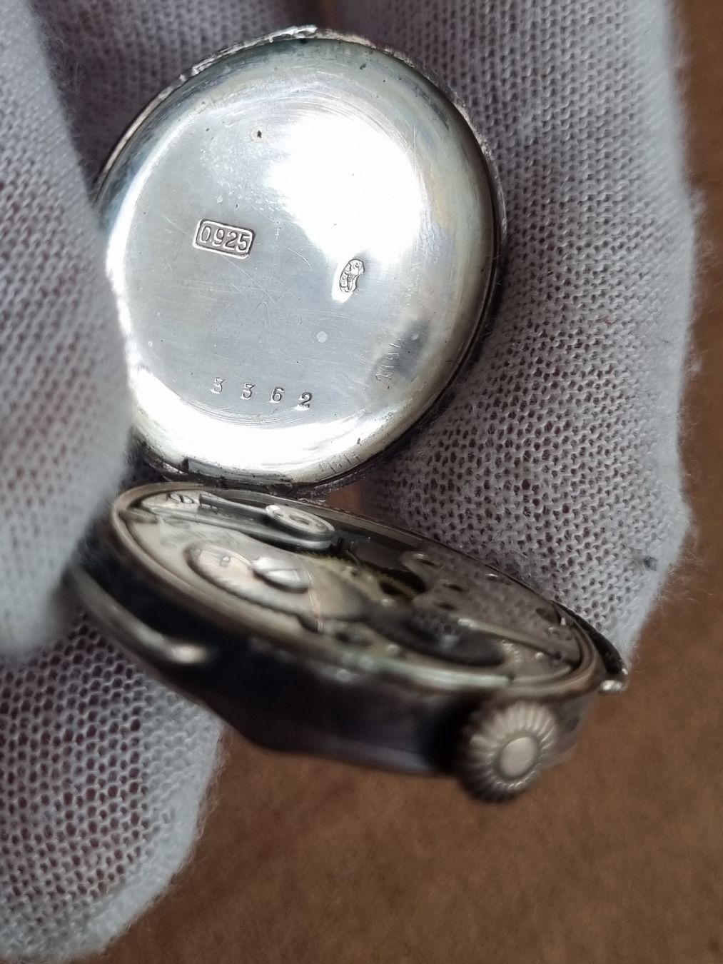 Orologi: Handaufzug Uhr Silber – Usato da Schaffhausen venduto da Leveron13 4