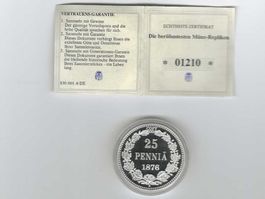 MÜNZE REPLIK ALEXANDER II 1876 COPY 2006