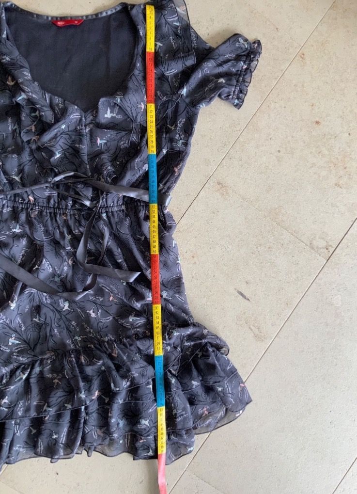 Esprit Vestiti: Robe Esprit edc grise imprimée oiseau 38 – Usato da Genève venduto da Libellule477